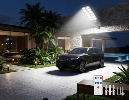 LUZ SOLAR ULTRA POTENTE 7700LM PARA EXTERIORES - Envío Gratis