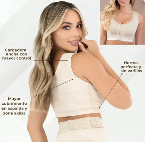 Mejora tu Postura con Estilo: Brasier Corrector y de Control - Envío Gratis