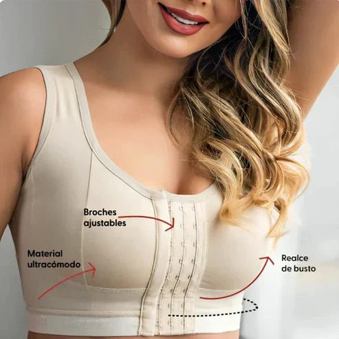 Mejora tu Postura con Estilo: Brasier Corrector y de Control - Envío Gratis
