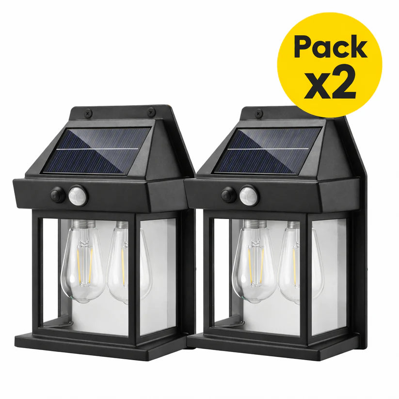 Lampara Solar Led - 2 focos Internos - Envío Gratis