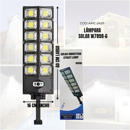 LUZ SOLAR ULTRA POTENTE 7700LM PARA EXTERIORES - Envío Gratis